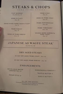 Menu photo 2 Del Frisco's Double Eagle Steakhouse Denver, CO Menu photo 2 Del Frisco's Double Eagle Steakhouse Denver, CO