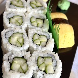 Shiro Restaurant - Cucumber roll and one tamago: can order individually