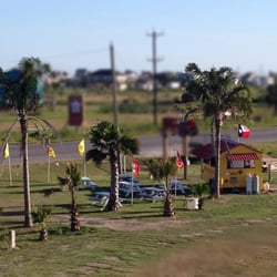 Pop's Kajun Kitchen - A view of Pop's from the top of the waterslide