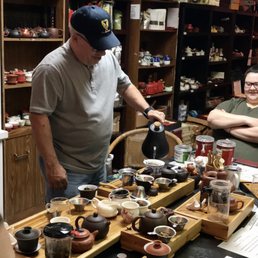 Tea sampling with me brewing and serving Tea sampling with me brewing and serving