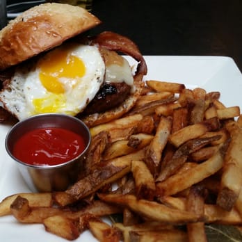 Flat Iron Grill - Kobe Steak Burger, add the egg for kicks. - Steakhouses Near Me - Issaquah, Washington Flat Iron Grill - Kobe Steak Burger, add the egg for kicks. - Steakhouses Near Me - Issaquah, Washington
