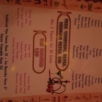 Karizma - HOOKAH Menu - Middle Eastern Near Me - New York, New York Karizma - HOOKAH Menu - Middle Eastern Near Me - New York, New York
