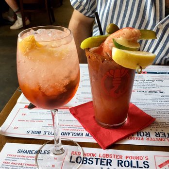 Red Hook Lobster Pound - Aperol spritz and Lobster Claw Bloody Mary - Seafood Near Me - Brooklyn, New York Red Hook Lobster Pound - Aperol spritz and Lobster Claw Bloody Mary - Seafood Near Me - Brooklyn, New York