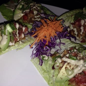 SunCafe - Lettuce lead tacos. Really tasty. - Vegan Near Me - Studio City, California SunCafe - Lettuce lead tacos. Really tasty. - Vegan Near Me - Studio City, California