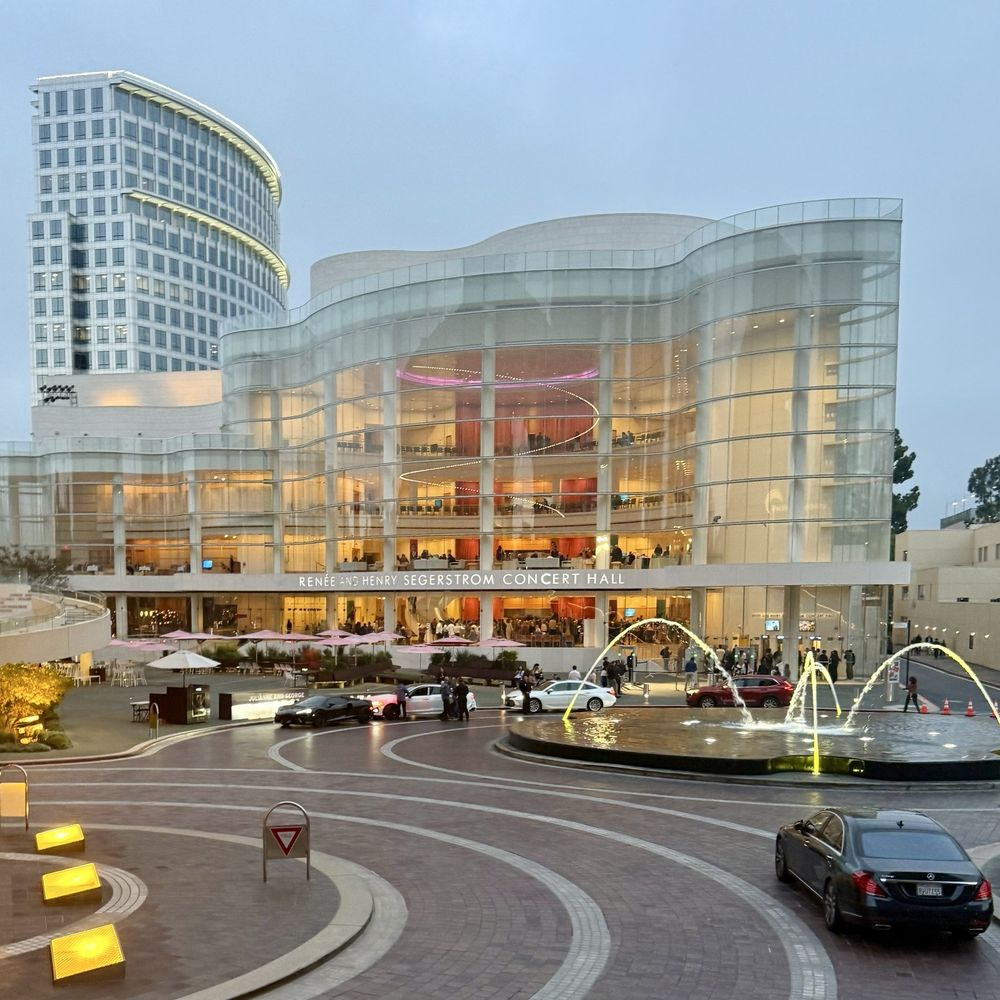 Segerstrom Center for the Arts - The view of the building taken from the parking garage area. Beautiful architecture - Performing Arts Near Me - Costa Mesa, California