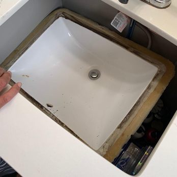 ZMC Cabinetry - Bathroom sink fell after 2 years install - Kitchen & Bath Near Me - Fremont, California ZMC Cabinetry - Bathroom sink fell after 2 years install - Kitchen & Bath Near Me - Fremont, California