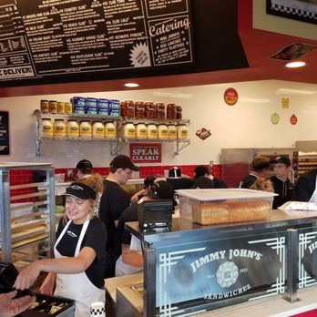 Jimmy John's - Customer appreciation day! The Jimmy Johns crew hard at work. - Sandwiches Near Me - Greencastle, Indiana Jimmy John's - Customer appreciation day! The Jimmy Johns crew hard at work. - Sandwiches Near Me - Greencastle, Indiana