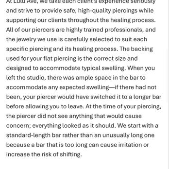 Lulu Ave - Piercing Near Me - Long Beach, California