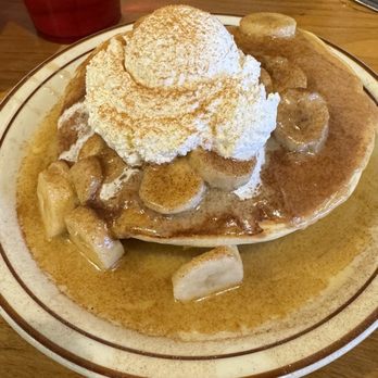 BabyStacks Cafe - Spring Mountain - Banana Foster pancakes - Breakfast & Brunch Near Me - Las Vegas, Nevada