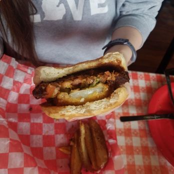 Studio Grill - Veggie Black Bean Burger - American Near Me - Kalamazoo, Michigan