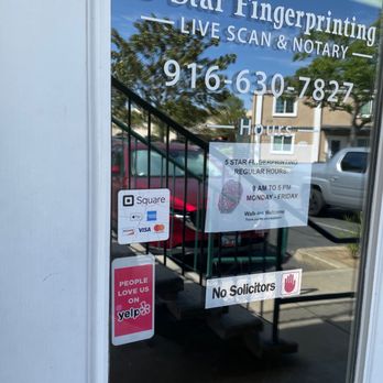 5 Star Fingerprinting - Front door - Notaries Near Me - Rocklin, California 5 Star Fingerprinting - Front door - Notaries Near Me - Rocklin, California