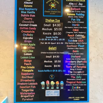 Sunset Slush - Huge selection of flavors and great combinations - Shaved Ice Near Me - Wilmington, North Carolina