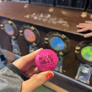 Holey Moley - Cute golf ball color we got to choose from - Mini Golf Near Me - San Francisco, California Holey Moley - Cute golf ball color we got to choose from - Mini Golf Near Me - San Francisco, California