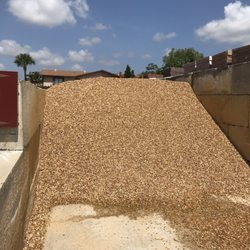 Growers Outlet of Lake Worth - They have a few dozen of these "beds" that are filled with all different types of rocks.