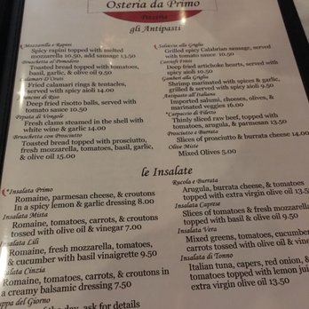 Osteria Da Primo - Italian Near Me - Burien, Washington
