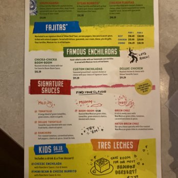 Chuy's - Menu page 2 - Tex-Mex Near Me - Kissimmee, Florida