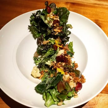 Parallel 37 - First course: mixed green salad with toasted seeds, grapes, brassicas, buttermilk dressing - New American Near Me - San Francisco, California Parallel 37 - First course: mixed green salad with toasted seeds, grapes, brassicas, buttermilk dressing - New American Near Me - San Francisco, California