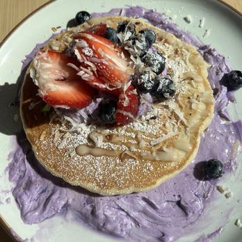 Breezy - Ube Pancake Single - Breakfast & Brunch Near Me - San Juan Capistrano, California