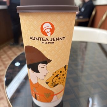 Auntea Jenny - Matcha jasmine tea latte - Bubble Tea Near Me - Irvine, California