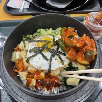 K - Manna - 15.1. Vegetarian (Tofu) Bibimbap - Korean Near Me - Columbia, Maryland