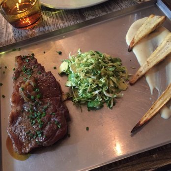 Beacon Quality Eats - Steak, Brussels, turnips, cheese fondue, beefy onions. - American Near Me - Beacon, New York