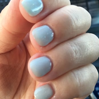 SOPHIA NAILS & SPA - Michelle is such a perfectionist. Light blue gel manicure. - Nail Salons Near Me - Poway, California SOPHIA NAILS & SPA - Michelle is such a perfectionist. Light blue gel manicure. - Nail Salons Near Me - Poway, California