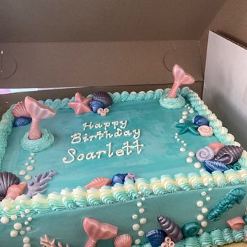 The Cupcake Store - Buttermilk mermaid cake  we loved it, it wasn't too sweet and it wasn't that expensive. Love the customer service - Desserts Near Me - Santee, California