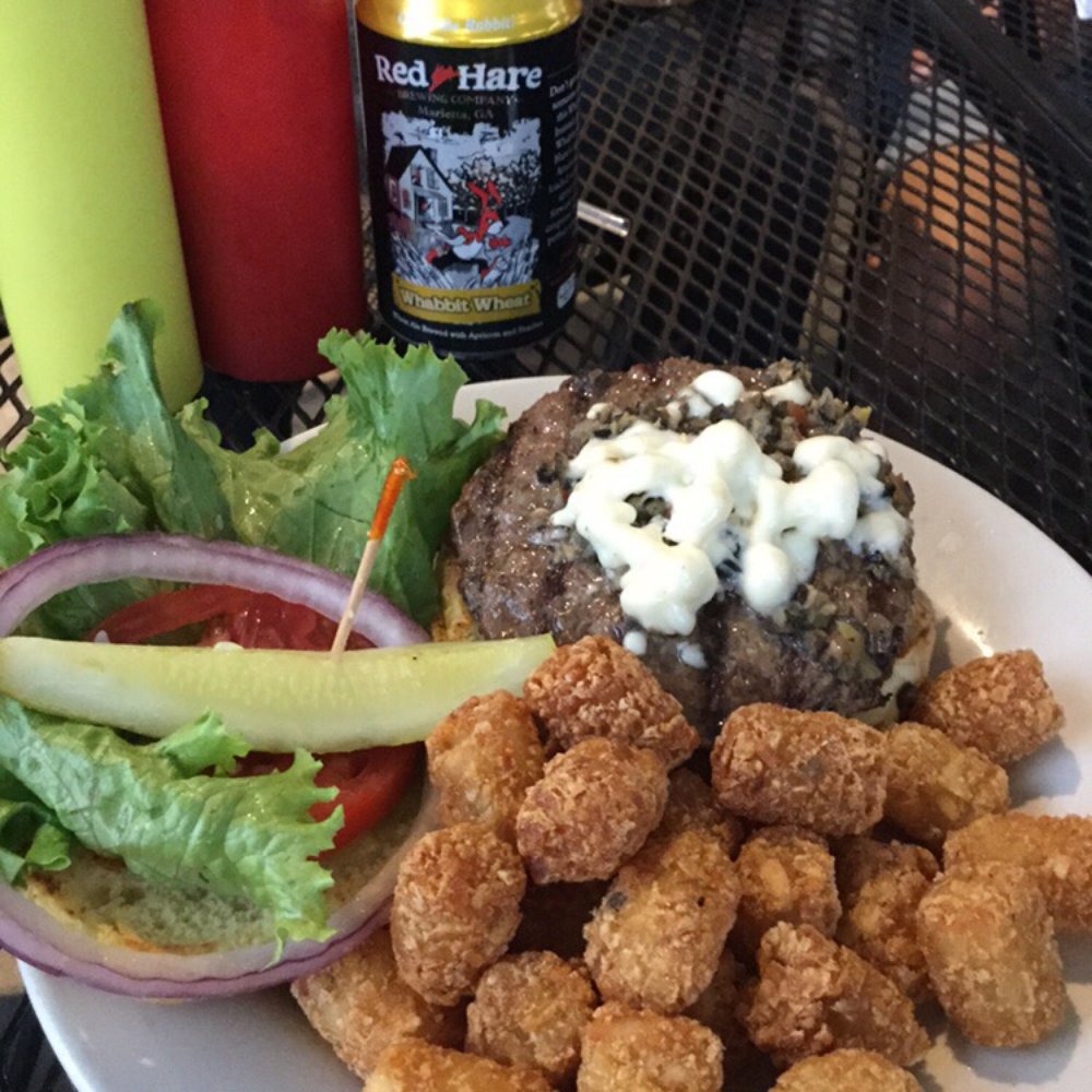 Brake Pad - Mediterranean burger and tater tots - American Near Me - College Park, Georgia Brake Pad - Mediterranean burger and tater tots - American Near Me - College Park, Georgia