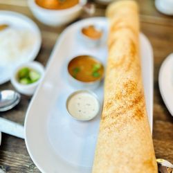 Kathakali - "Gunpowder" Dosa, Lobster Coconut Curry, Green Mango Prawns Curry