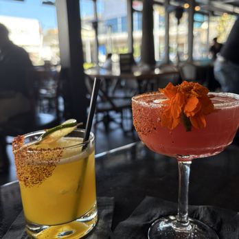 The Olive Restobar - Watermelon martini and spicy mango margarita - Mediterranean Near Me - Downey, California