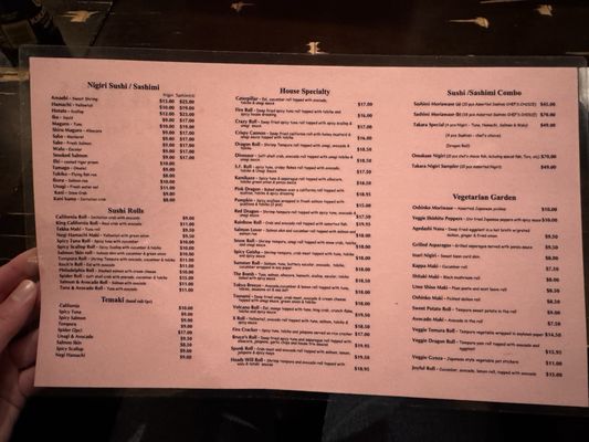 Menu photo 5 Takara Sushi San Francisco, CA Menu photo 5 Takara Sushi San Francisco, CA
