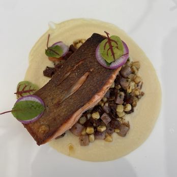 Splashes Restaurant - Seared King Salmon - New American Near Me - Laguna Beach, California Splashes Restaurant - Seared King Salmon - New American Near Me - Laguna Beach, California