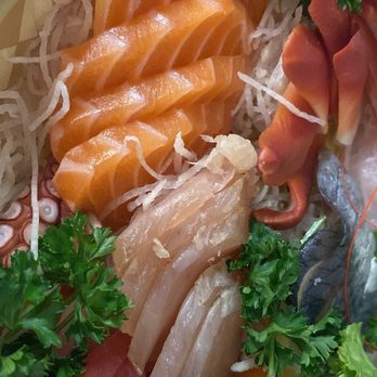 Sushi Legend - Close up of sashimi platter X - Japanese Near Me - Toronto, Ontario