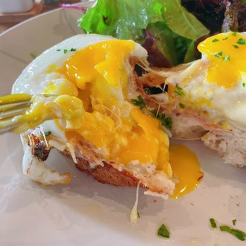 Le Garage - Rustic Bastard Croque Madame - French Near Me - Sausalito, California Le Garage - Rustic Bastard Croque Madame - French Near Me - Sausalito, California