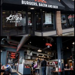 Killer Burger Brooks - Outside and inside