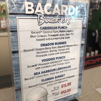 Coral Reef Bar and Grill - Buckets menu - American Near Me - Orlando, Florida Coral Reef Bar and Grill - Buckets menu - American Near Me - Orlando, Florida
