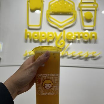 Happy Lemon - Passion fruit mango green tea - Bubble Tea Near Me - Alhambra, California