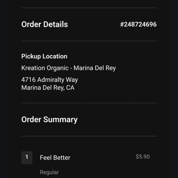 Kreation Organic - Order confirmation - Juice Bars & Smoothies Near Me - Marina del Rey, California Kreation Organic - Order confirmation - Juice Bars & Smoothies Near Me - Marina del Rey, California