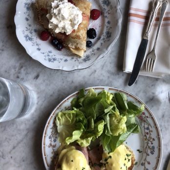 Harwood Hospitality Group - Strawberry crepe and eggs benedict - French Near Me - Dallas, Texas Harwood Hospitality Group - Strawberry crepe and eggs benedict - French Near Me - Dallas, Texas