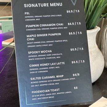 Five07 Coffee Bar and Eatery - Seasonal menu I spy a PSL - Coffee & Tea Near Me - Thousand Oaks, California Five07 Coffee Bar and Eatery - Seasonal menu I spy a PSL - Coffee & Tea Near Me - Thousand Oaks, California