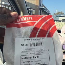 7-Eleven - December 14,2025 freshly baked daily! Yummy!