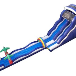 Bouncin Bins - Beach Slip N Dip wave water slide fun rentals in Utah http://utah.bouncinbins.com/obstacle%20course%20rentals%20-%20dry/