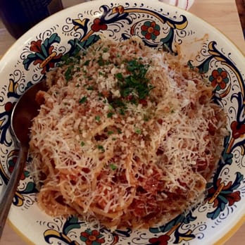 Fiorella - Pasta of the day with guanciale and peppers - Pizza Near Me - Rochester, New York Fiorella - Pasta of the day with guanciale and peppers - Pizza Near Me - Rochester, New York