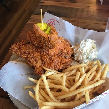 Tumble 22 Chicken Joint - 2 piece White with Potato Salad and Fries - Chicken Wings Near Me - Austin, Texas Tumble 22 Chicken Joint - 2 piece White with Potato Salad and Fries - Chicken Wings Near Me - Austin, Texas