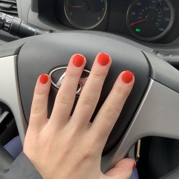 Vip Nails Spa - right after they were done - Nail Salons Near Me - Bloomington, Indiana Vip Nails Spa - right after they were done - Nail Salons Near Me - Bloomington, Indiana