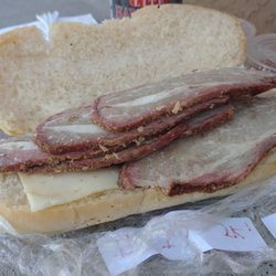 Chalk Mountain Liquor & Deli - Tri-Tip with Jack Cheese side of bbq sauce