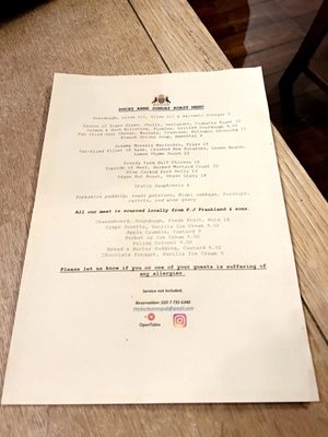 Menu photo 4 Duchy Arms Kennington, XGL Menu photo 4 Duchy Arms Kennington, XGL