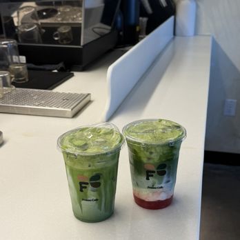 Fresso Coffee & Tea - Matcha duo and strawberry matcha - Coffee & Tea Near Me - Missouri City, Texas Fresso Coffee & Tea - Matcha duo and strawberry matcha - Coffee & Tea Near Me - Missouri City, Texas