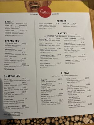 Menu photo 6 Pastaria Nashville, TN Menu photo 6 Pastaria Nashville, TN