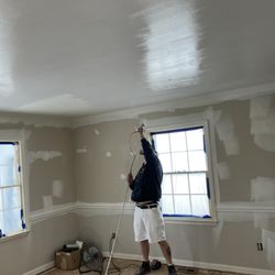 Cordle Home Improvement - Spraying out ceilings